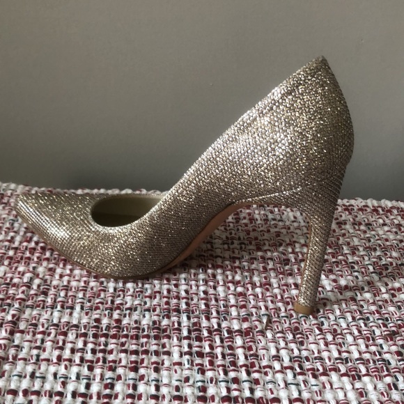 Stuart Weitzman Nouveaub 641 Platinum Noir, size 4.5 M, new in box with bag. - Picture 5 of 16